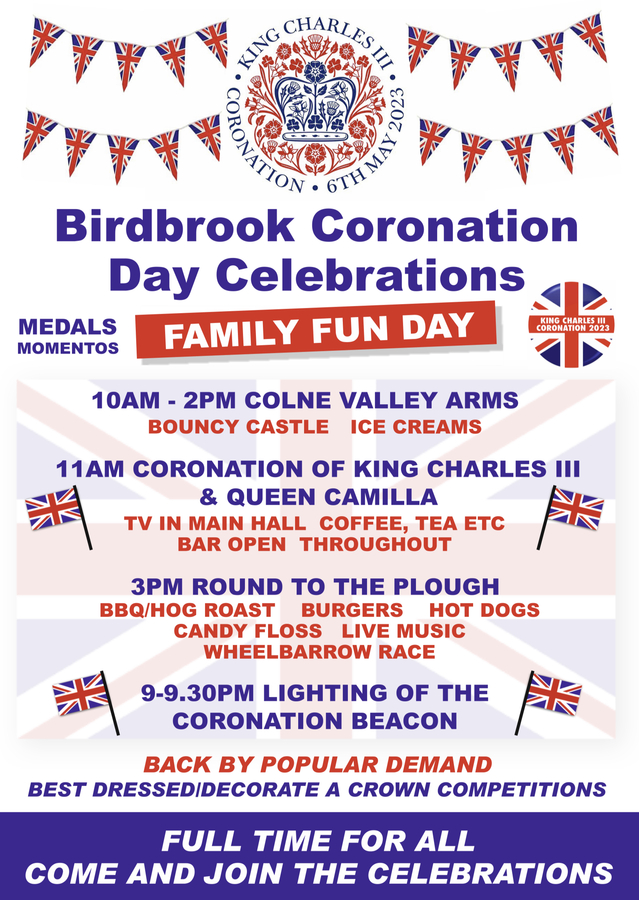 Kings coronation events poster 